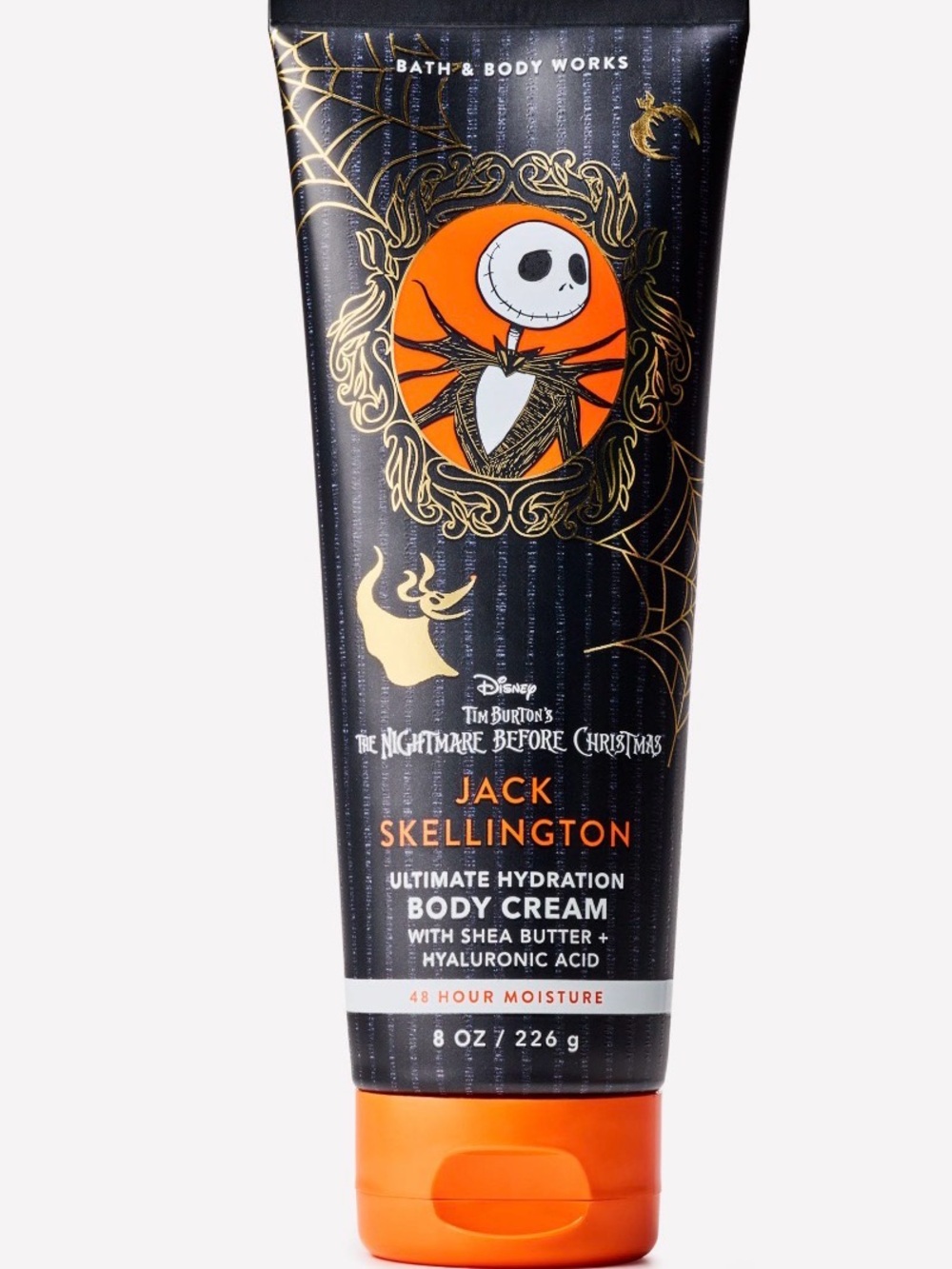 Bath & Body Works Jack Skellington Black & Orange Body Cream